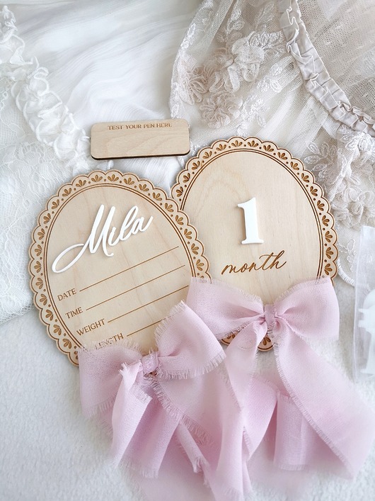 niemowlak - inne Tabliczka powitalna dla noworodka, metryczka dla dziewczynki, prezent noworodek