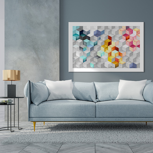 obrazy Nowoczesny obraz geometryczny 