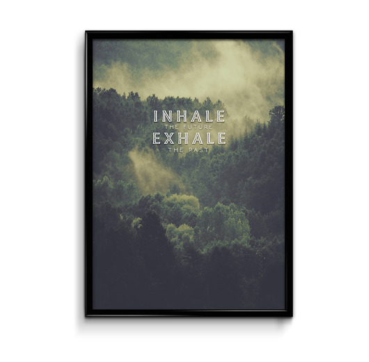 Plakat Inhale / Exhale  Bury Lis