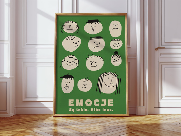 plakaty Plakat Emocje