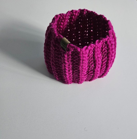 szale damskie Golf/komin/opaska neonowy róż