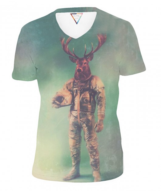 Space Deer t-shirt Royal Fantasy