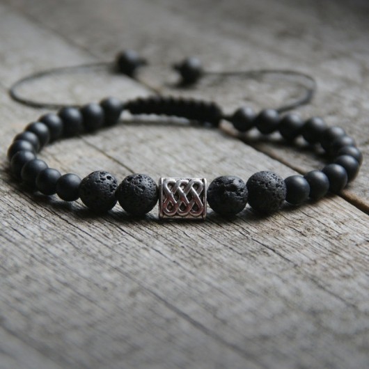 NEW! męska bransoletka :: celtic lava :: M kaktusia