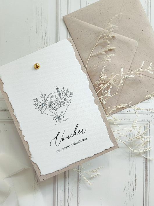 kartki scrapbooking Vouchery na sesję zdjęciową nr 22 - 5szt.