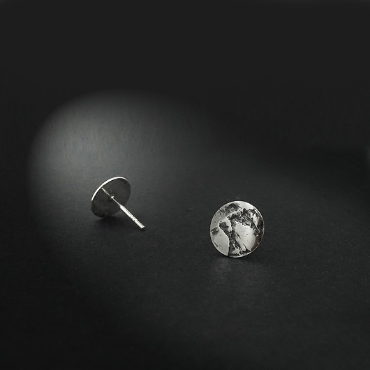 kolczyki srebrne AIKO - srebrny minimalizm