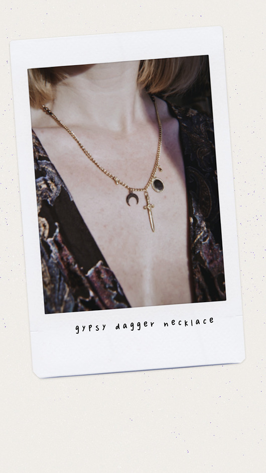 naszyjniki - inne Gypsy DAGGER naszyjnik