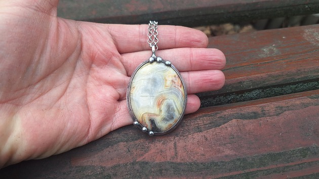 wisiory Szalony agat - wisiorek