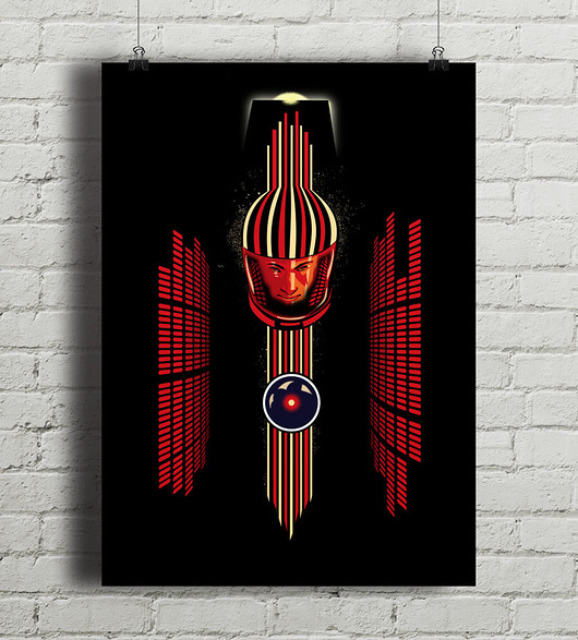 Plakat 2001: A Space Odyssey  minimalmill