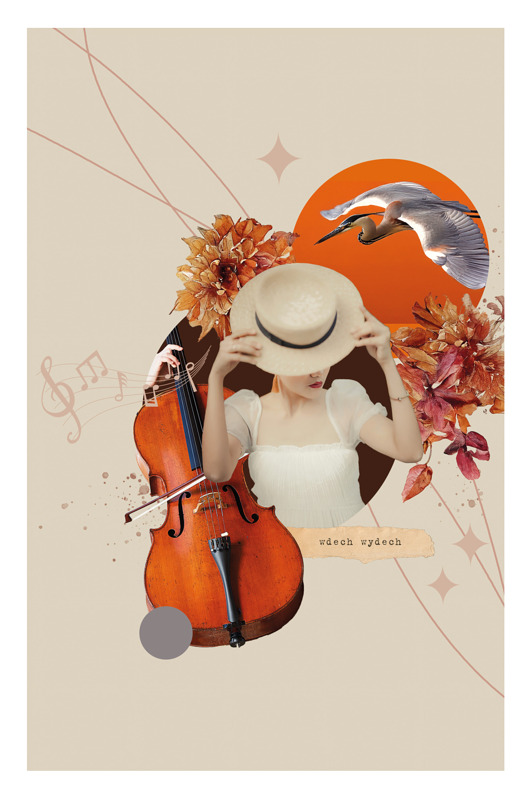 plakaty Kolaż/plakat z afirmacją CZAPLA