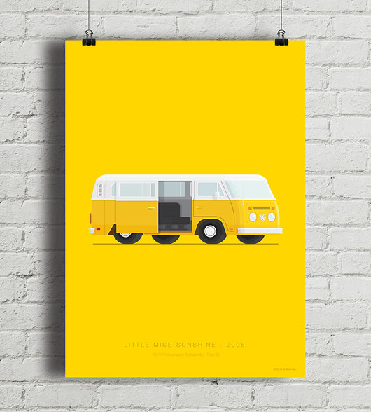 plakaty Plakat Little Miss Sunshine - VW Transporter