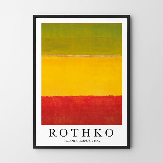 plakaty Plakat Rothko Color Composition