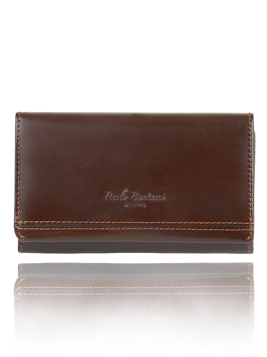 portfele damskie Portfel damski Valentina - Paolo Bantacci Brązowy