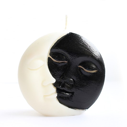 świeczniki i świece Świeca naturalna księżyc-słońce