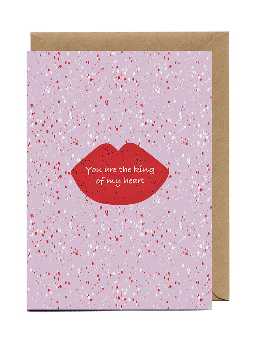 kartki okolicznościowe - wydruki Kartka miłosna King