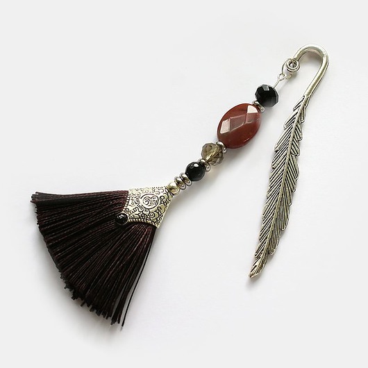 zakładki do książek Jaspis i czarny turmalin zakładka