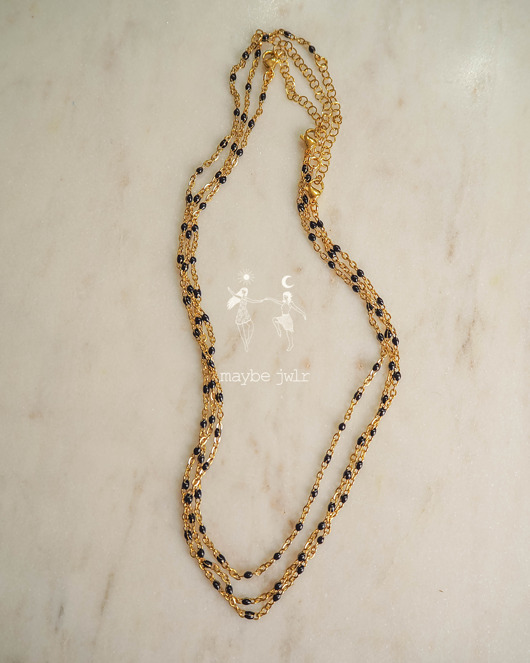 złote naszyjniki Łańcuszek choker z kuleczkami