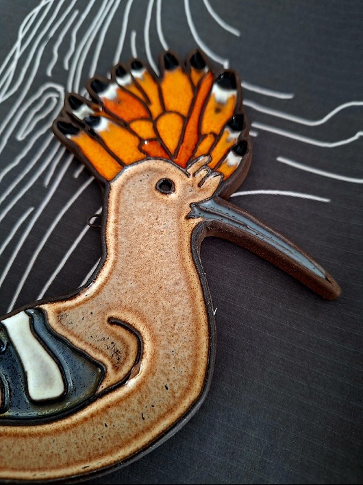 figurki i rzeźby Ceramiczny ptak 2 sztuki dekoracja ogrodowa