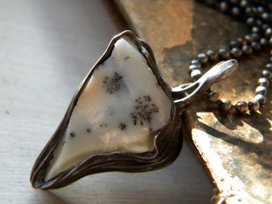Opal dendrytowy - naszyjnik Beata Trotter