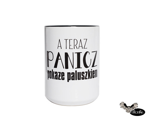 A teraz panicz pokaże paluszkiem, kubek 450ml Sowia Aleja