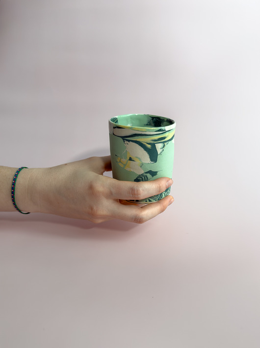 kubki Czarka / kubek nerikomi zielony III