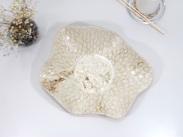 miski i misy Duża misa do salonu, kuchni, łazienki - kwiat