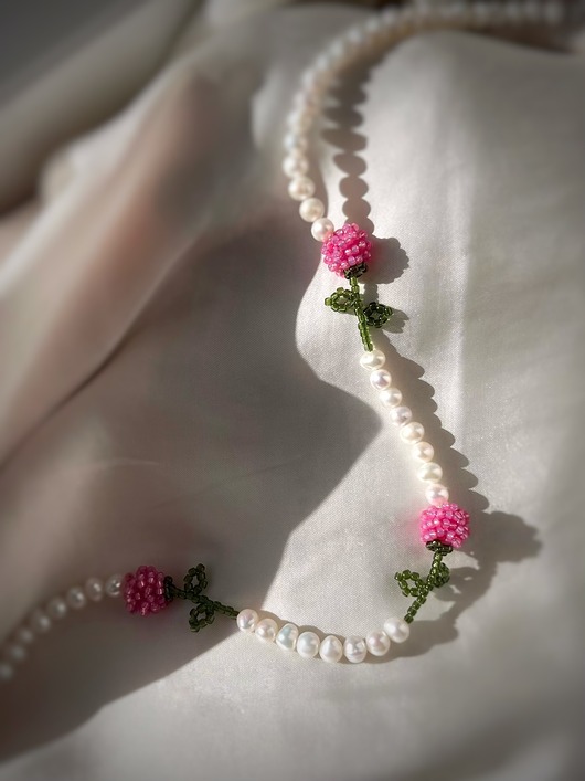 chokery Naszyjnik - rose