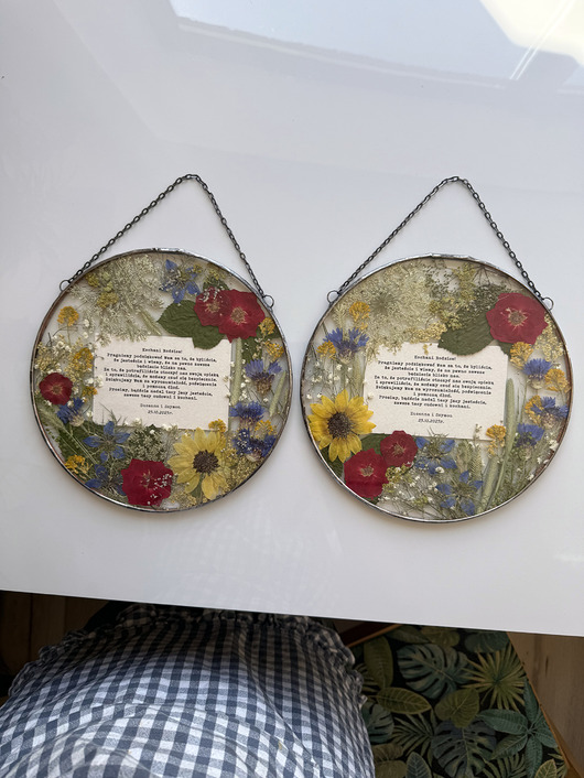 Ozdoby na ścianę Podziekowanie dla rodziców, prezent dla Nowożeńców.