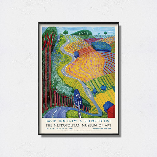 David Hockney Exhibition Poster Pas De LArt