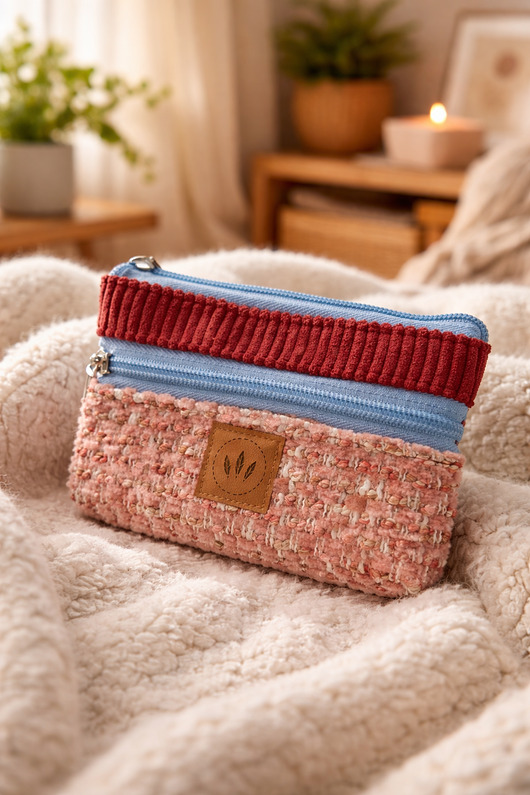 portfele damskie Portfel kolorowy patchwork