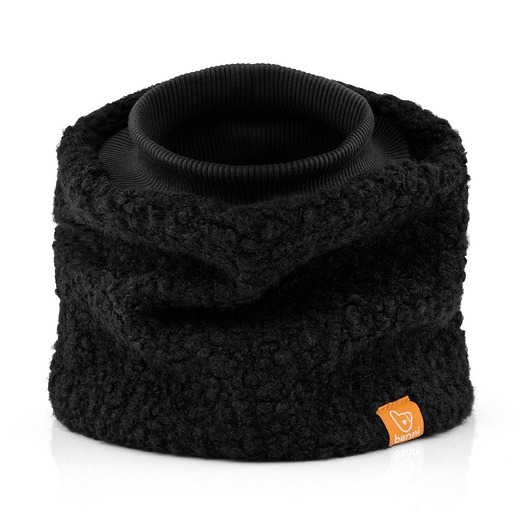 szaliki dziecięce Komin zimowy BOUCLE czarny