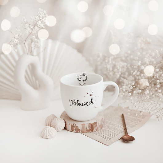 kubki Kubek z personalizacją 300 ml - motyw trzech małych kotków