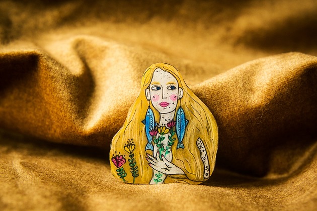 broszki Broszka  zodiakalne ryby