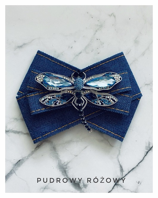 broszki Brosza z ogromną Ważką z kryształkami NEW