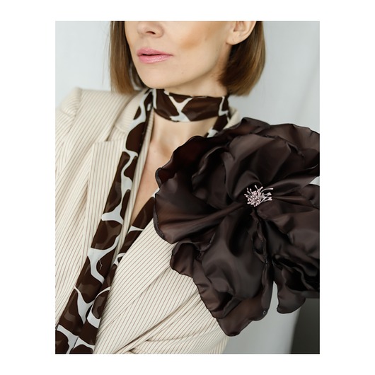 broszki Duża broszka kwiat