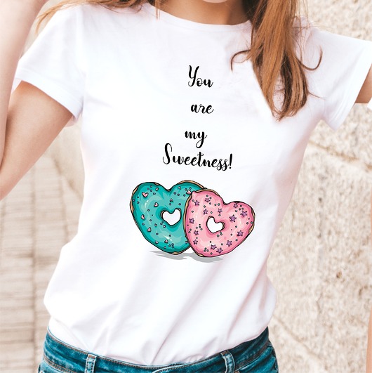 t-shirt damskie Koszulka damska You are my sweetness