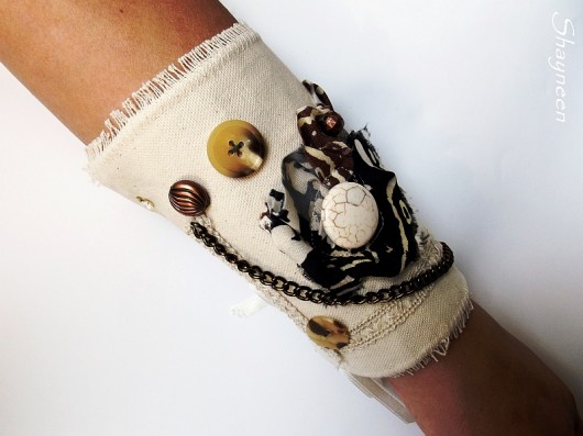 Art Quilt Cuff Shayneen