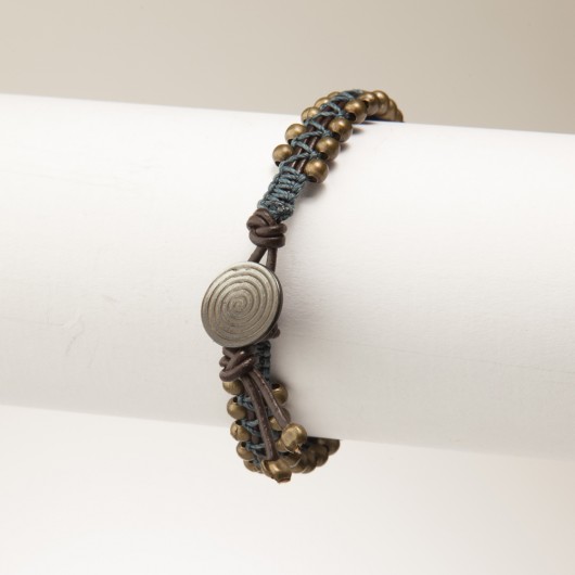 Bransoletka skórzana Herminia collar de maka