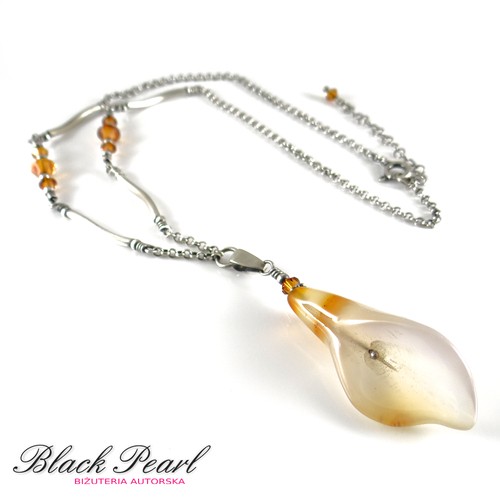 Miodowa Kalia - naszyjnik Black Pearl