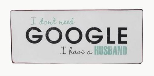 Szyld metalowy HUSBAND MIA home