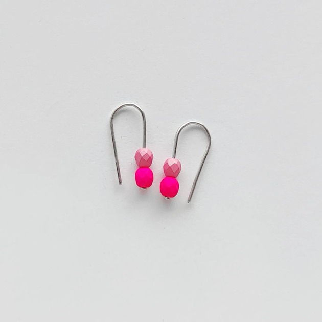 kolczyki z kamieniami Kolczyki OKRĄG