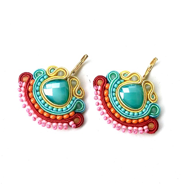 kolczyki soutache Sutaszowe kolczyki CORDELE