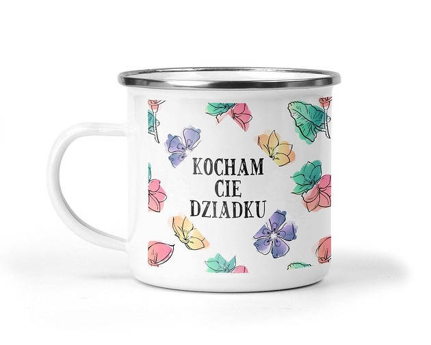 kubki Kubek metalowy dla dziadka na dzień dziadka 5
