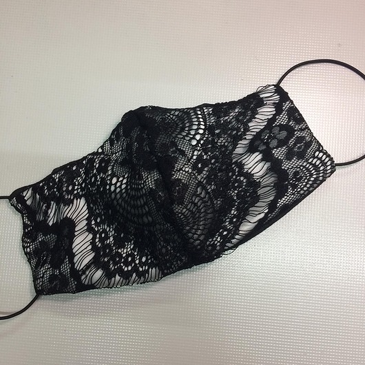 maseczki ochronne maseczka czarna koronka