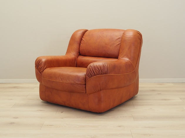fotele Fotel pomarańczowy, włoski design, lata 70, producent: Mimo Padova