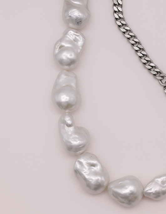 naszyjniki - inne ROMEO PEARLS naszyjnik srebrny