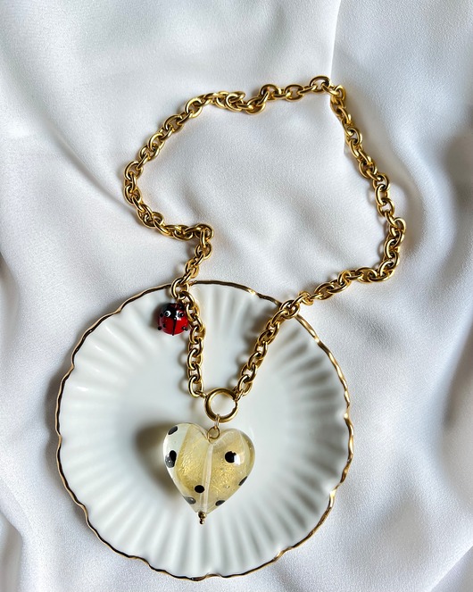 wisiory Naszyjnik z Sercem