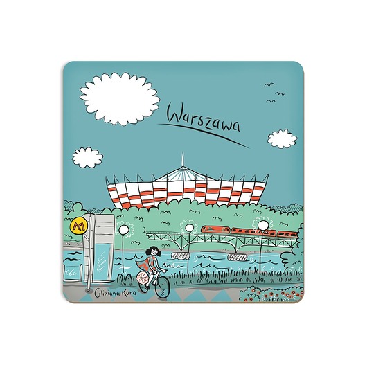 podkładki do kuchni Podkładka pod kubek Warszawa Stadion Narodowy