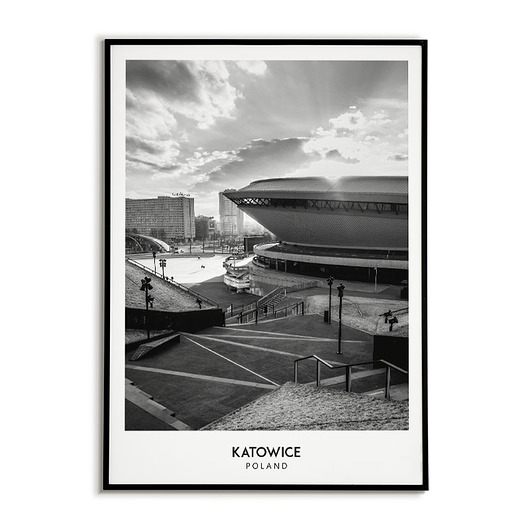 plakaty Plakat miasto POLSKA - KATOWICE obraz
