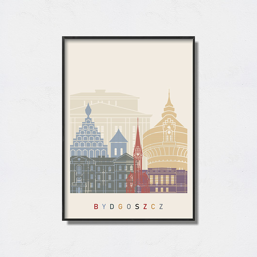 plakaty Bydgoszcz grafika minimalistyczna