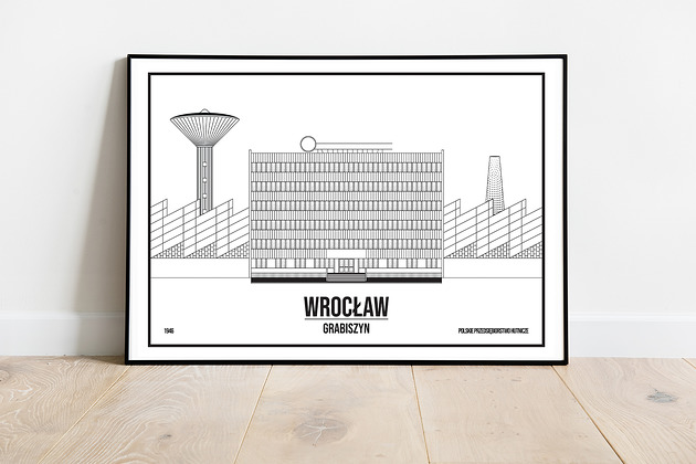 Plakat "Grabiszyn" Pracownia Witryna